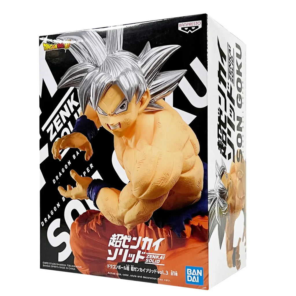 Banpresto Dragon Ball Super Zenkai Solid Mastered Ultra Instinct Son Goku