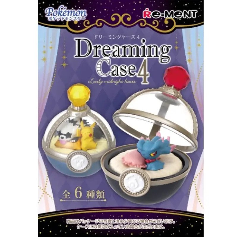 Re-Ment Pokemon Dreaming Case 4 Lovely Midnight Hours Series