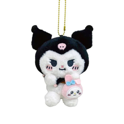 Nagano x Sanrio Friends Coordination Plush Ball Keychain