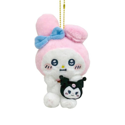 Nagano x Sanrio Friends Coordination Plush Ball Keychain