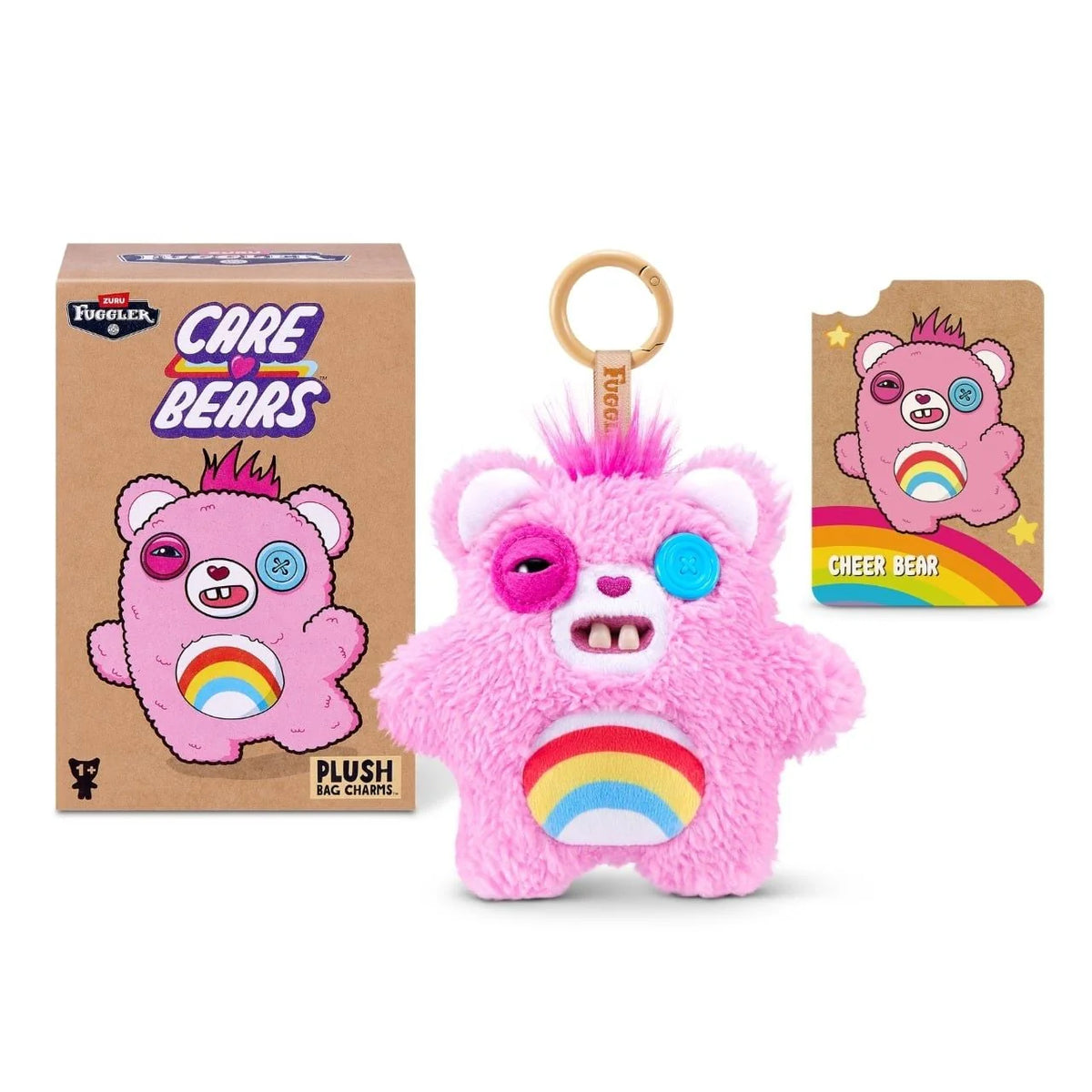 ZURU Fuggler Plush Bag Charms Care Bears Edition