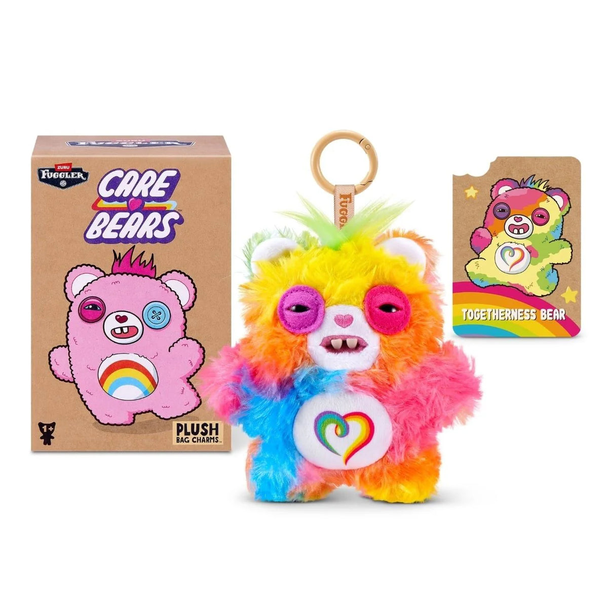ZURU Fuggler Plush Bag Charms Care Bears Edition