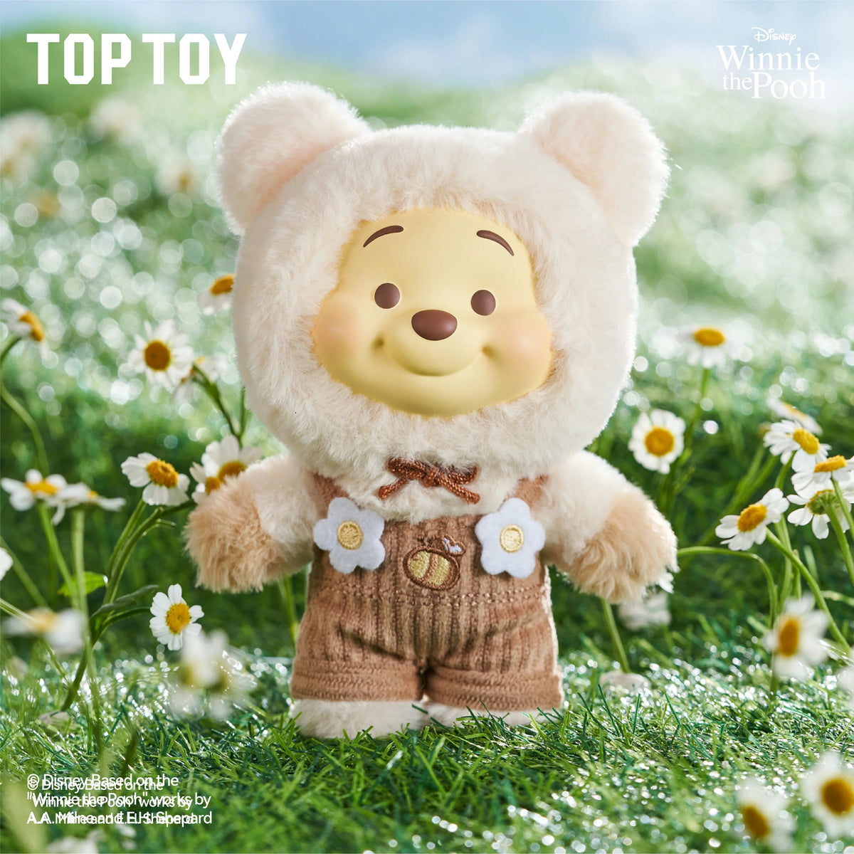 TOPTOY Disney Carefree Winnie the Pooh Candy Plush Series