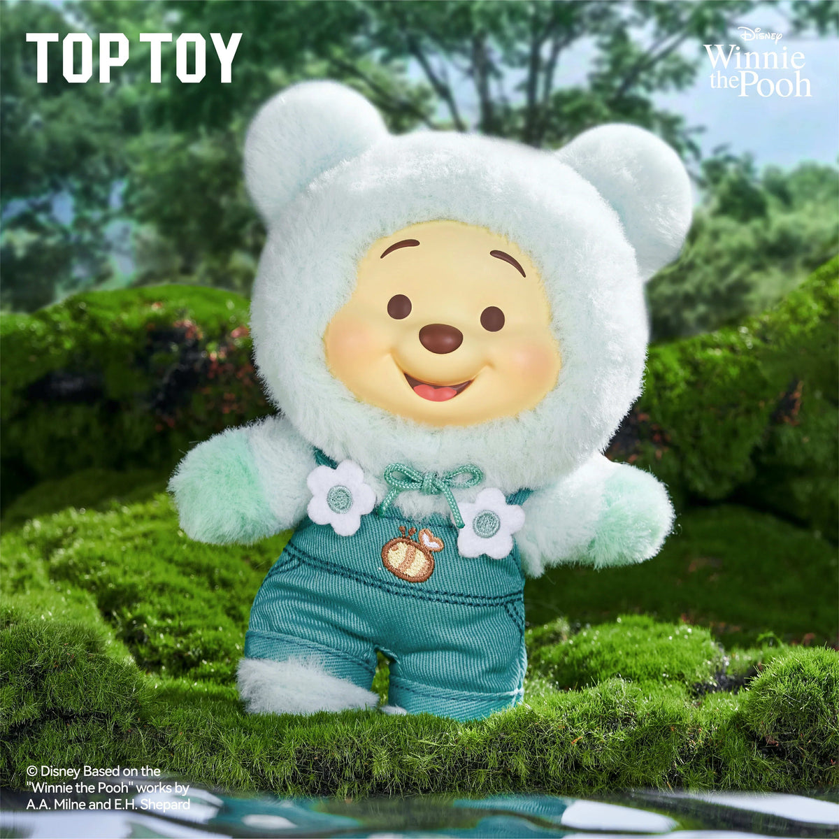 TOPTOY Disney Carefree Winnie the Pooh Candy Plush Series