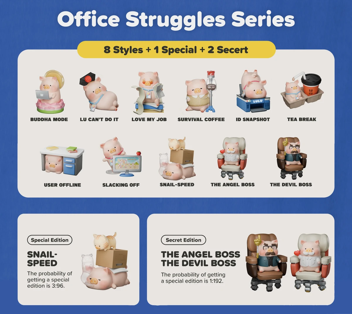 TOYZERO+ Lulu The Piggy Office Series