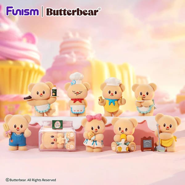 FUNISM x Butterbear My Buttery Bakery Blind Box Collection