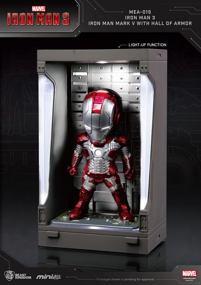 Beast Kingdom Iron Man 3 Iron Man with Hall of Armor Blind Box