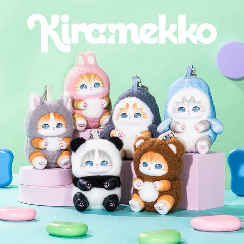 mofusand Kiramekko Fluffy Kittens Collectible Plush Blind Box