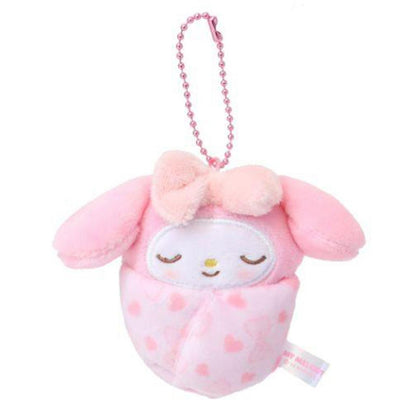 OST Sanrio Friends Swaddle Mascot Plush Ball Keychain