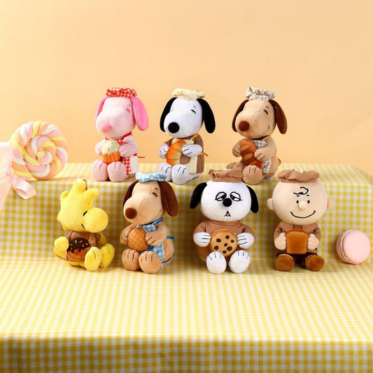 VIPO x Peanuts Snoopy Plush Keychains Bakery Series Blind Box