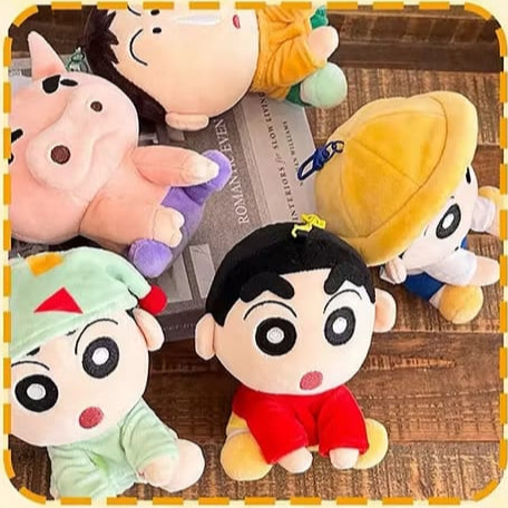 Crayon Shinchan - Sitting in a Row Plush Series