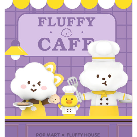 POP MART Mr. White Cloud Mini Series 3 Fluffy Cafe Edition