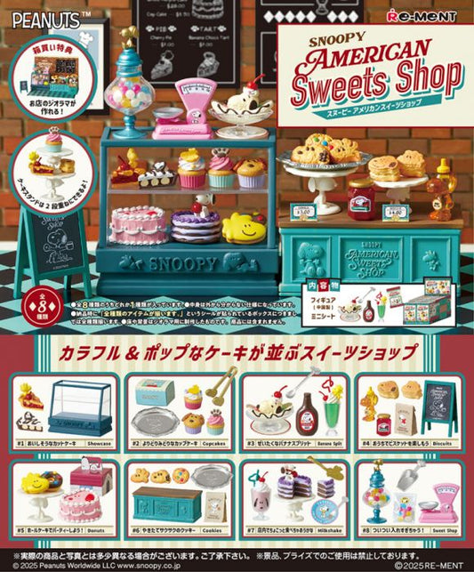 Re-Ment Peanuts Snoopy American Sweets Shop