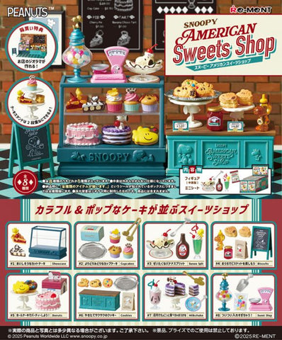 Re-Ment Peanuts Snoopy American Sweets Shop