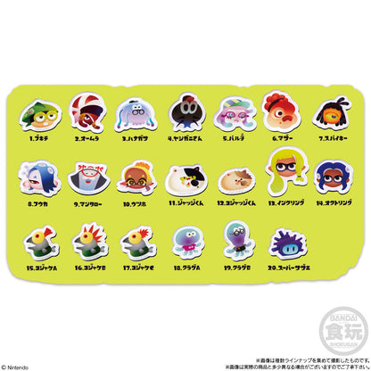 Bandai Splatoon 3 Character Magnets Series