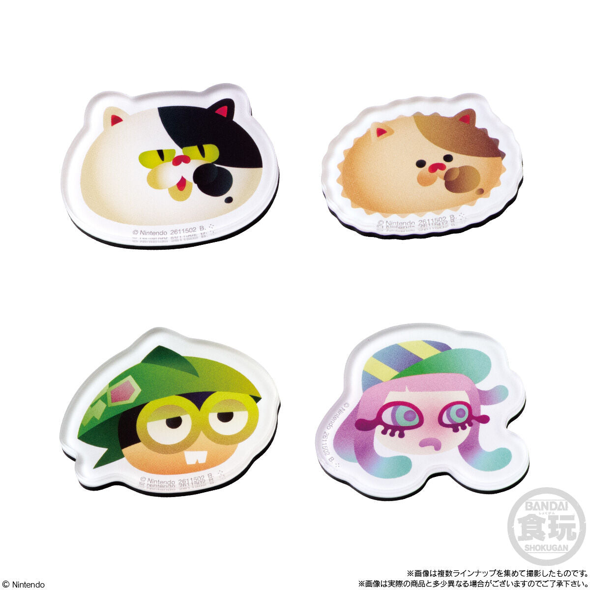 Bandai Splatoon 3 Character Magnets Series