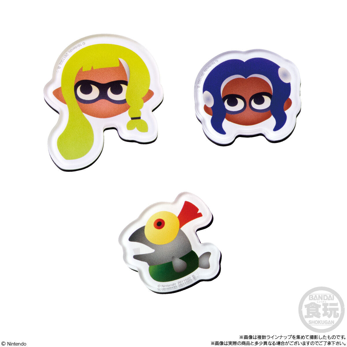 Bandai Splatoon 3 Character Magnets Series