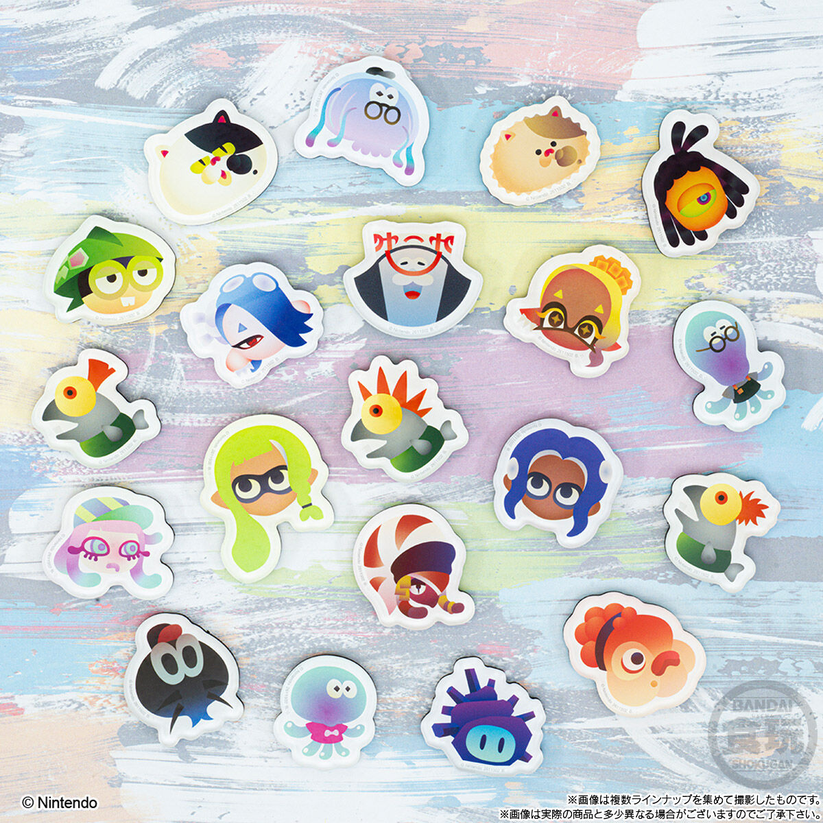 Bandai Splatoon 3 Character Magnets Series