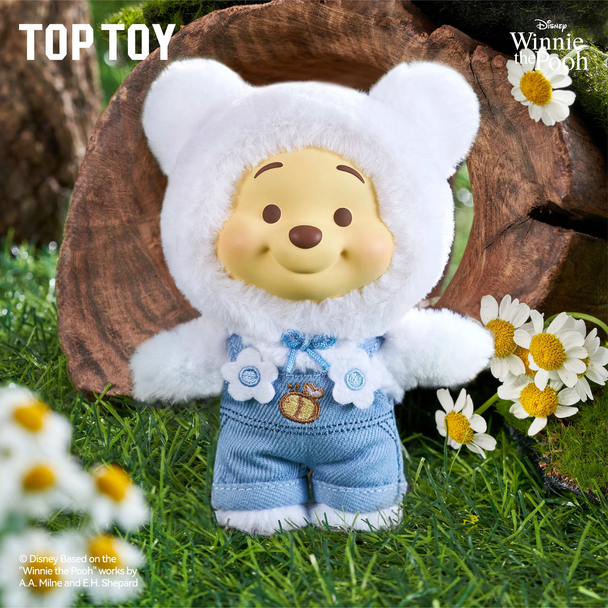 TOPTOY Disney Carefree Winnie the Pooh Candy Plush Series