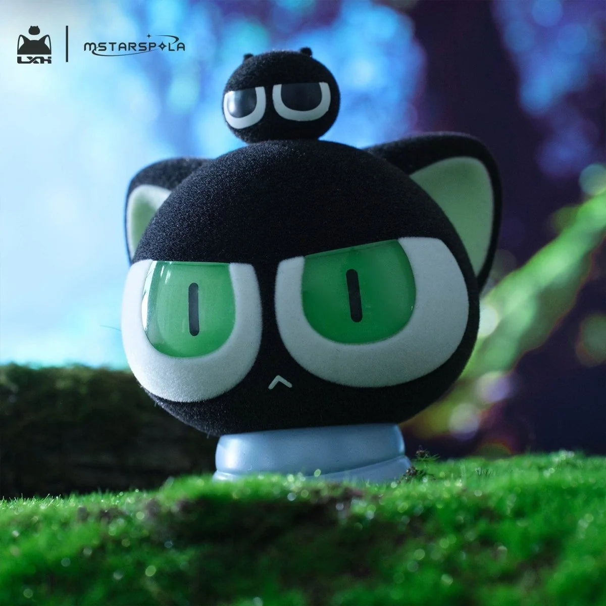 The Legend of Hei Luo XiaoHei Please Pet the Fluffy Kitty Flocking Series