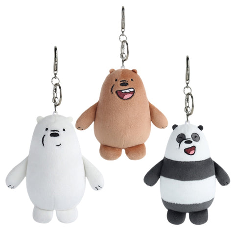 We Bare Bears Mascot Plush Keychain