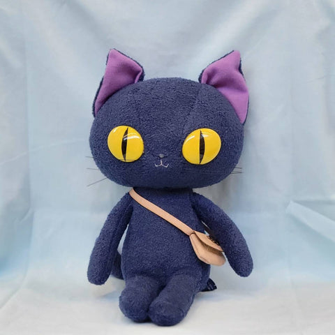 Naito-design Blue World Cat with Crossbody Plush
