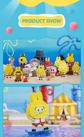 Pop Mart The Monsters x Spongebob Series Blind Box Single Box