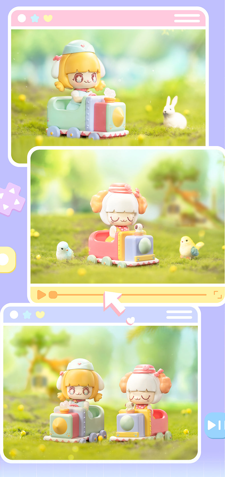 52TOYS KIMMY & MIKI Baby Bumper Cars Series