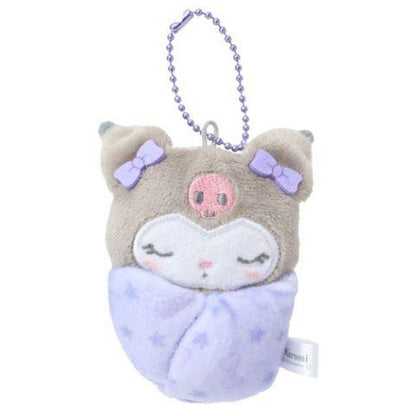 OST Sanrio Friends Swaddle Mascot Plush Ball Keychain
