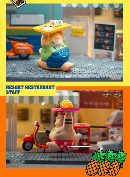 LAM TOYS Uncle Cat More Work More Gain
