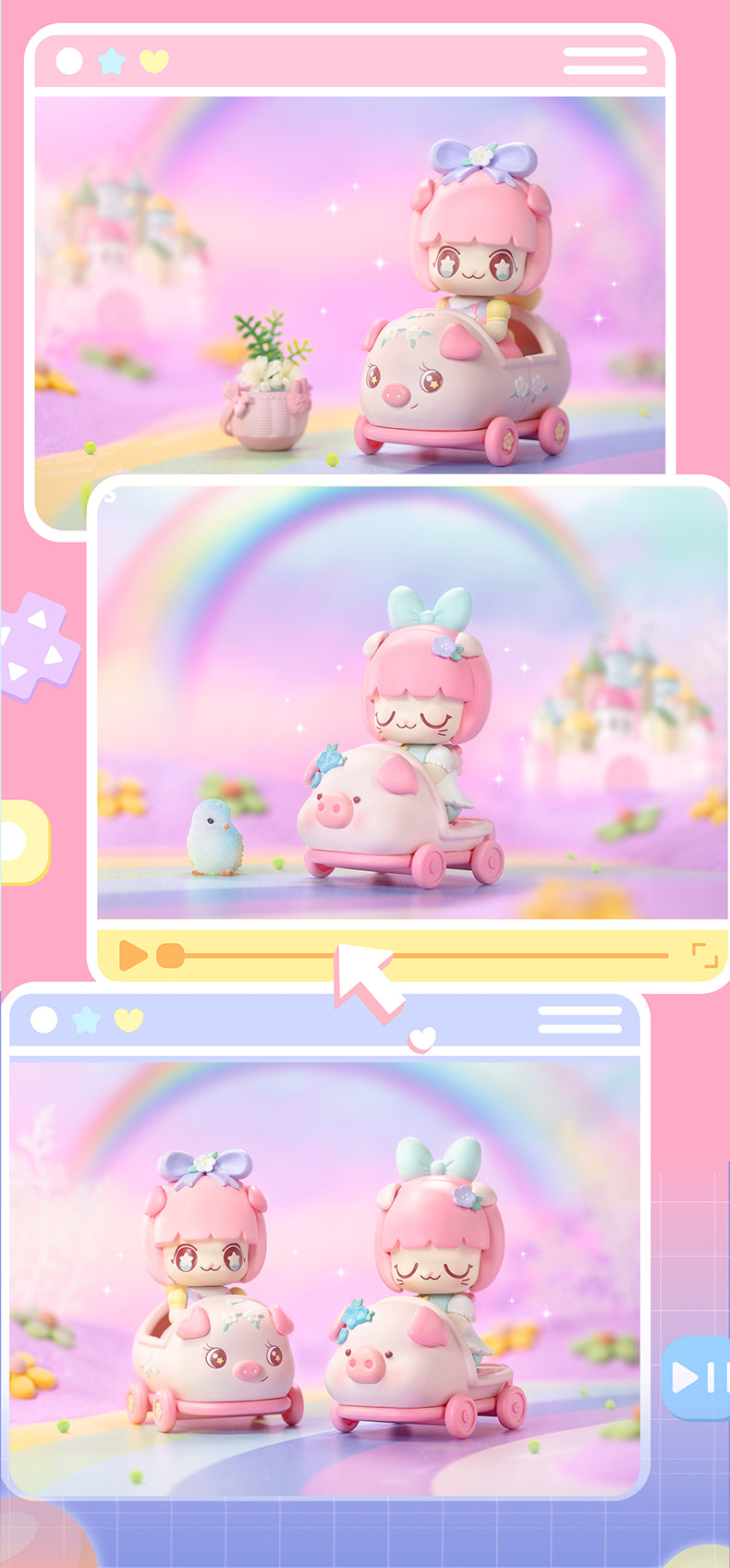 52TOYS KIMMY & MIKI Baby Bumper Cars Series