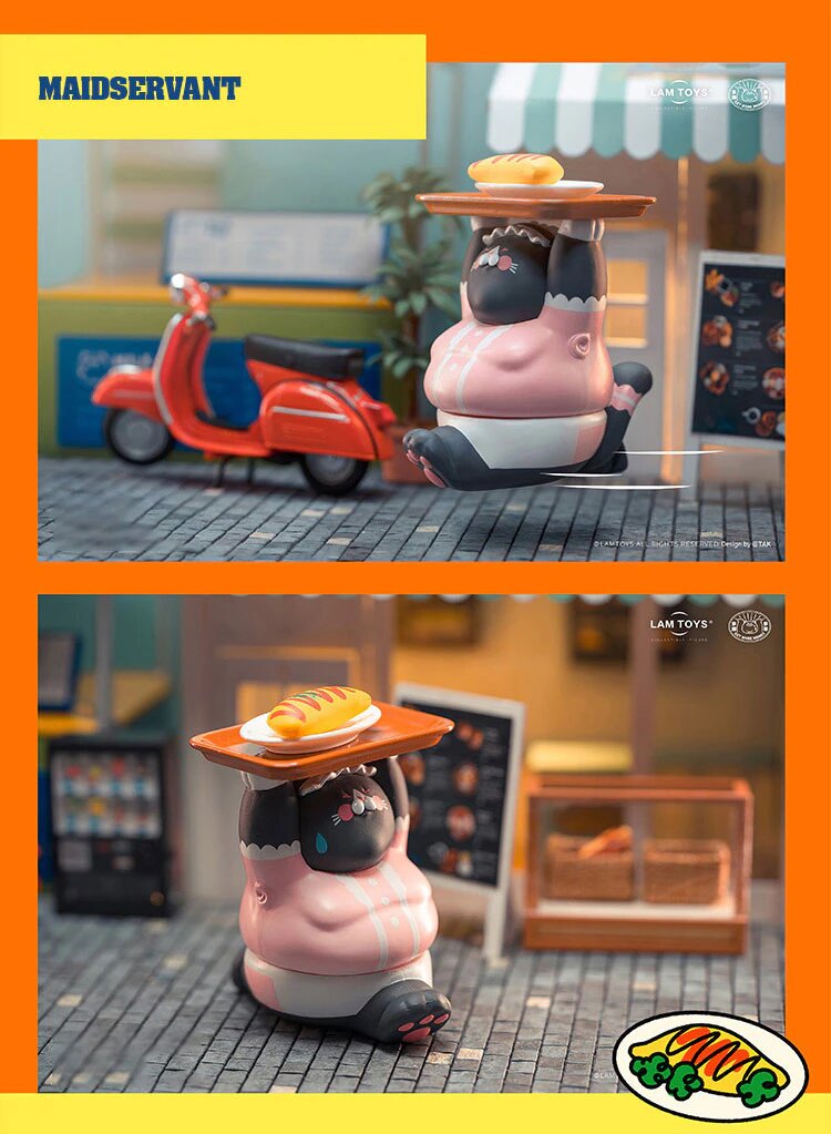 LAM TOYS Uncle Cat More Work More Gain
