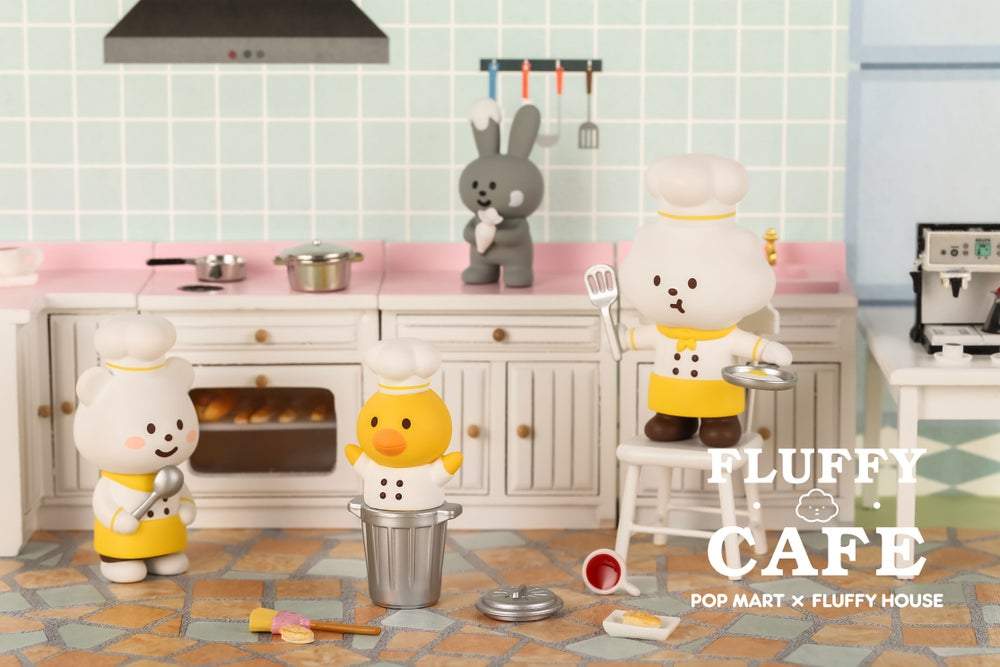 Mr. White Cloud Mini Series 3 Fluffy Cafe Edition