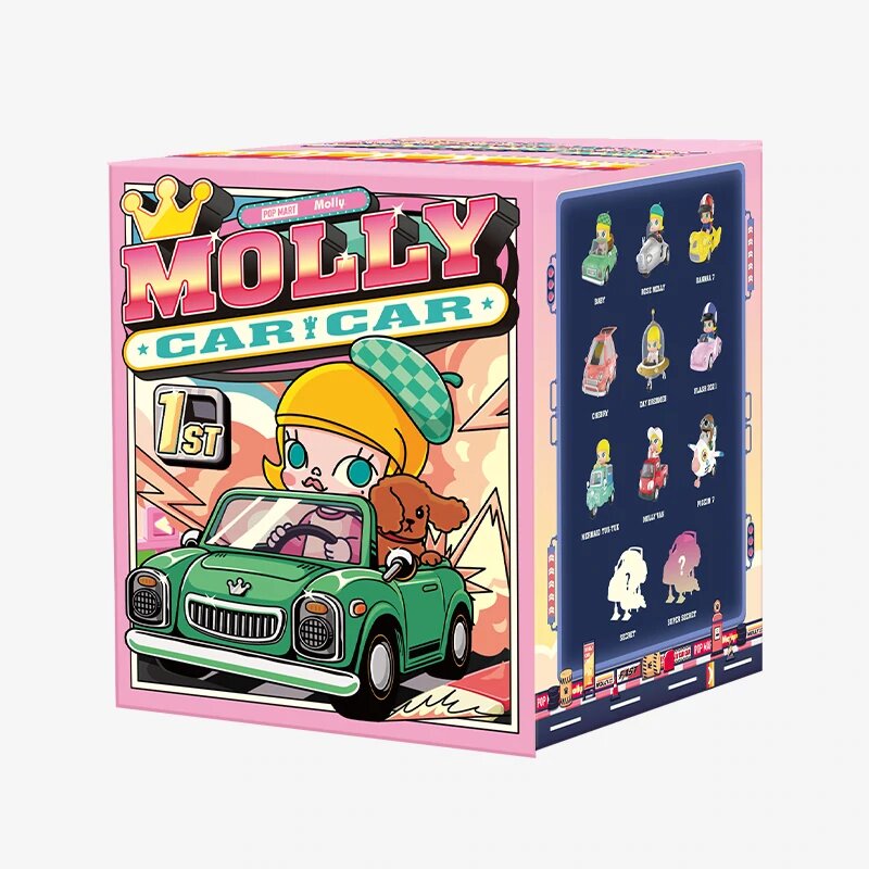 Pop Mart Molly Car Car