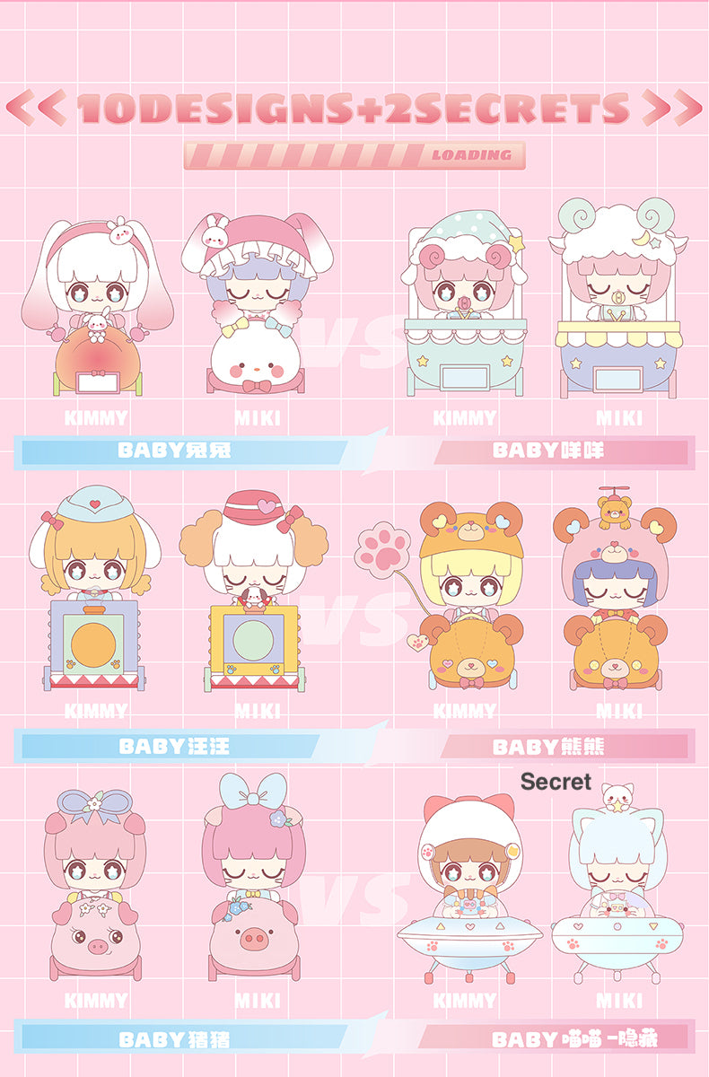 52TOYS KIMMY & MIKI Baby Bumper Cars Series