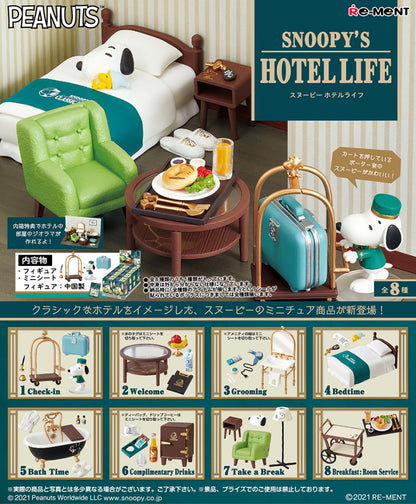 Re-Ment Snoopy's Hotel Life
