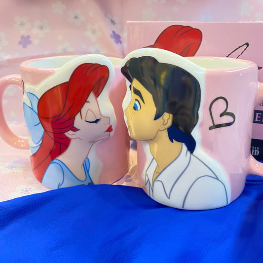 Disney The Little Mermaid Kiss Pair Mug -Ariel & Eric