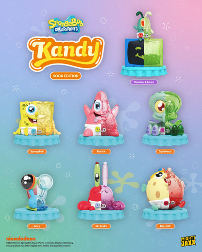 Mighty Jaxx Sponge Bob Characters Kandy Series Soda Edition