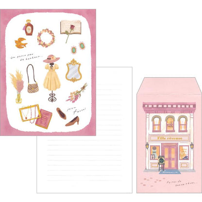 Shopping Street Cute Letter Stationery Set