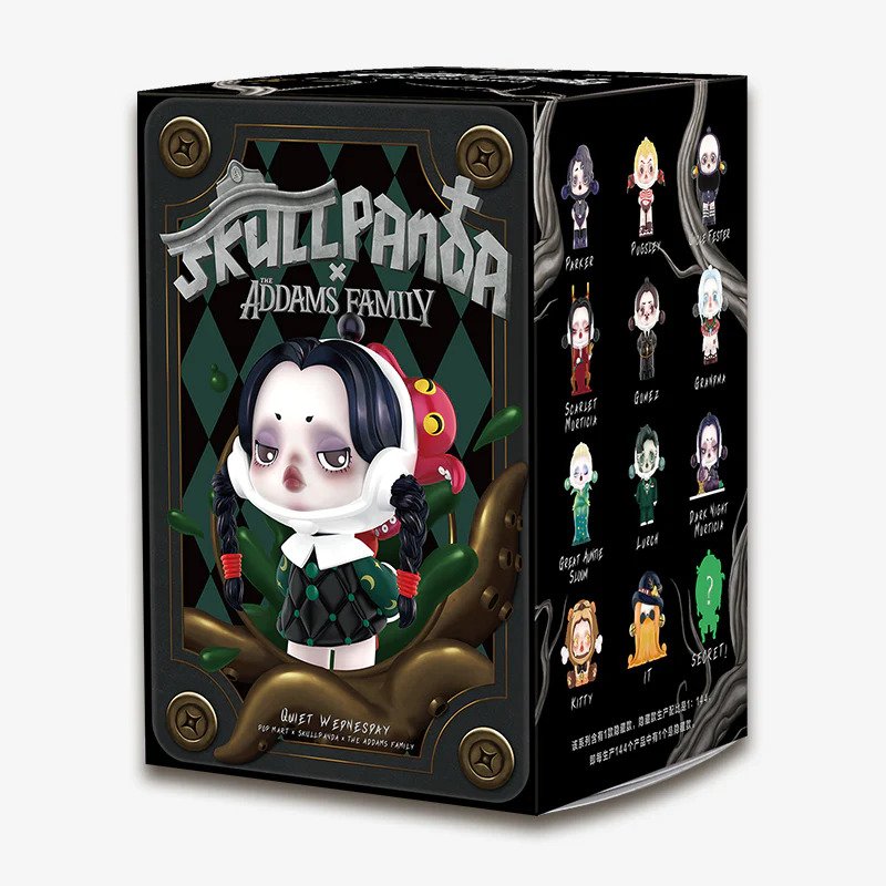 SKULLPANDA × THE ADDAMS FAMILY シリーズ ピンバッジ アソート