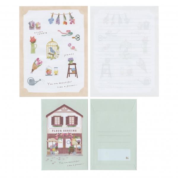 Shopping Street Cute Letter Stationery Set