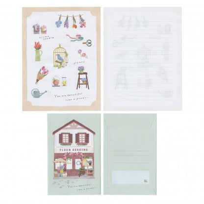Shopping Street Cute Letter Stationery Set