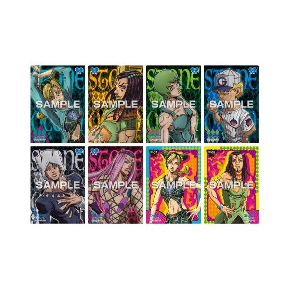 Ensky Jojo's Bizarre Adventure Stone Ocean Clear Card Collection Gum Vol.1