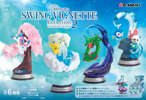 Re-ment Pokémon Swing Vignette Collection (6 Pcs Box/Full Set Re-ment Pokémon Swing Vignette Collection (6 Pcs Box/Full Set